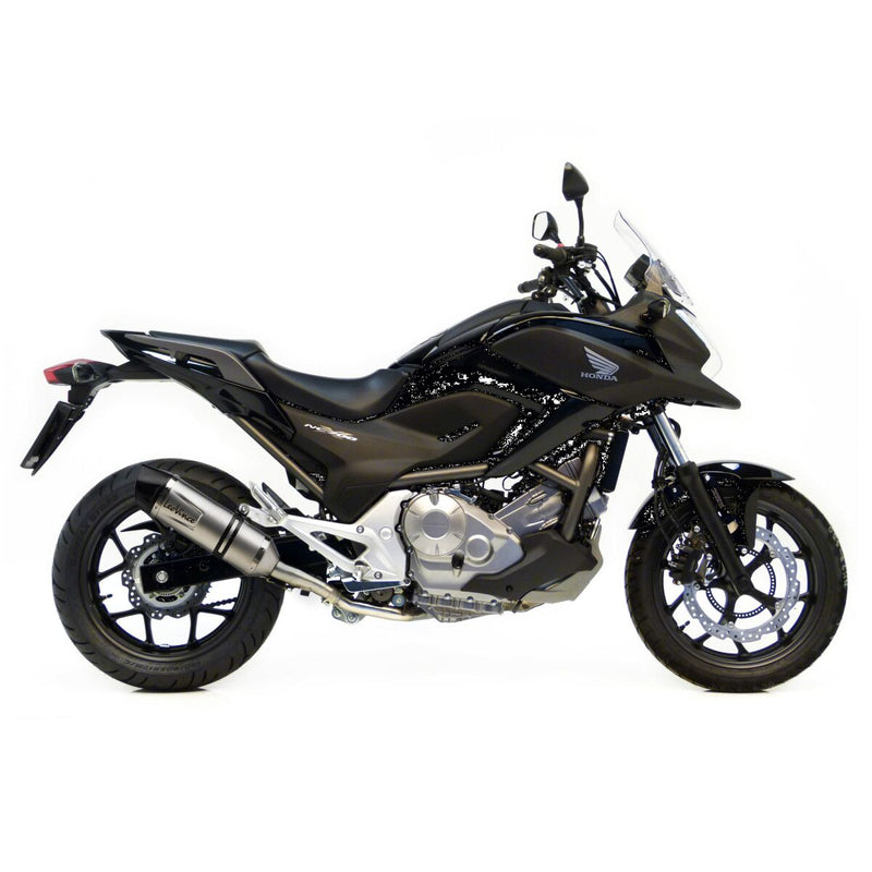 LV One Evo Stainless Steel Slip-On Muffler Titanium Look For Honda NC 700 D ABS