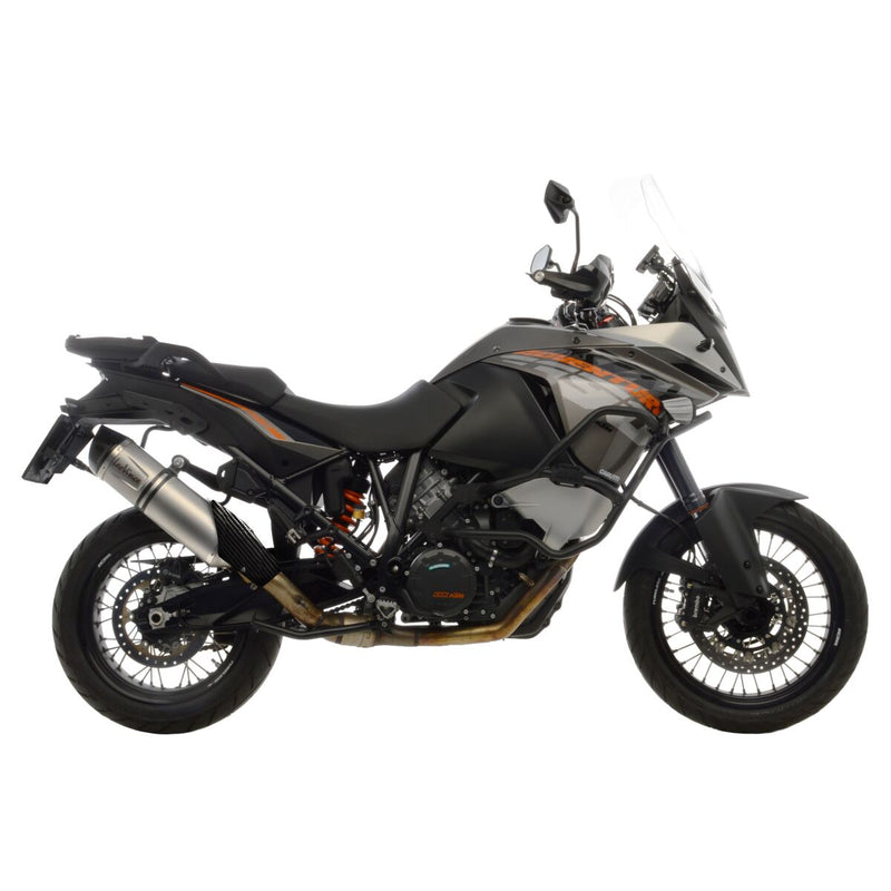 LV One Evo Stainless Steel Slip-On Muffler Black For KTM Adventure 1050 ABS