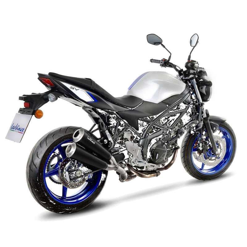 GP Duals Slip-On Muffler Sandblast For Suzuki SV 650