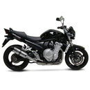 LV One Evo Stainless Steel Slip-On Muffler Black For Suzuki GSF 1250