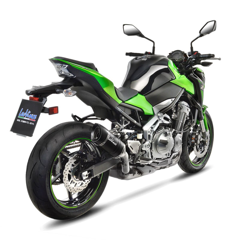 LV Pro Carbon Slip-On Muffler Black For Kawasaki Z 900