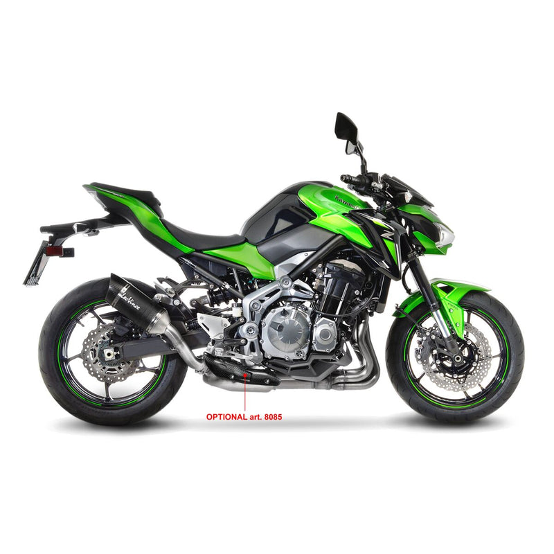 LV Pro Carbon Slip-On Muffler Black For Kawasaki Z 900