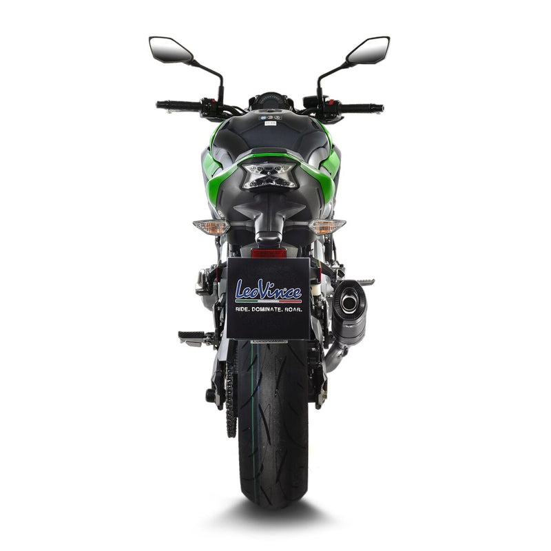 LV Pro Carbon Slip-On Muffler Black For Kawasaki Z 900