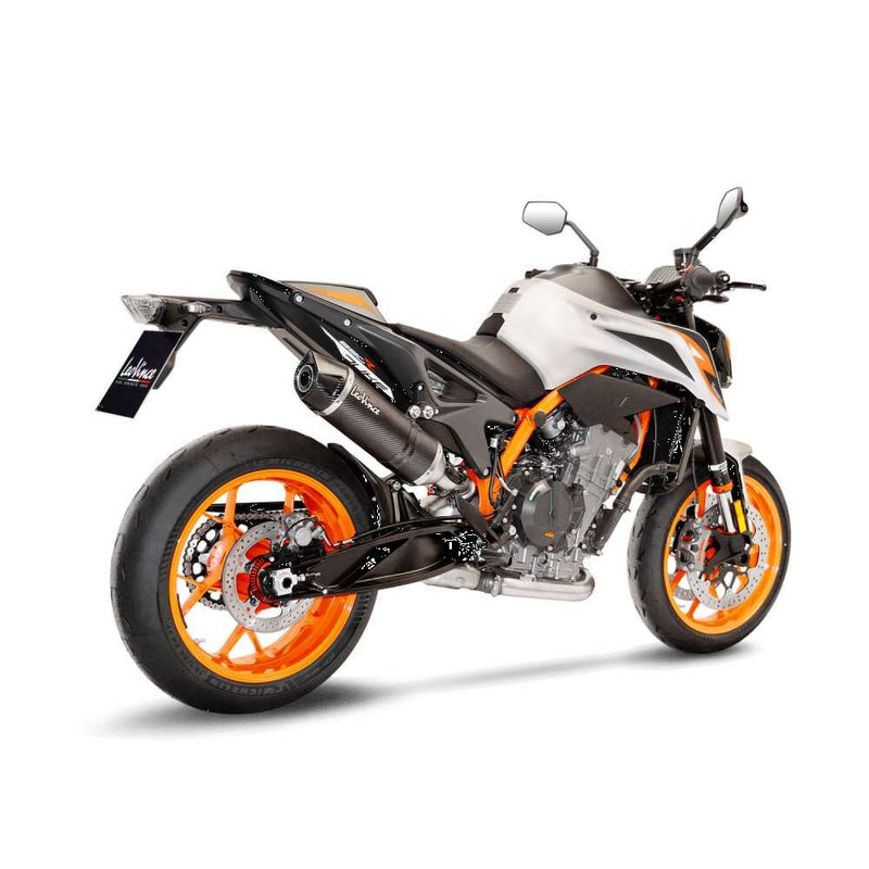 LV One Evo Carbon Slip-On Muffler Matt Black For KTM Duke 790 ABS