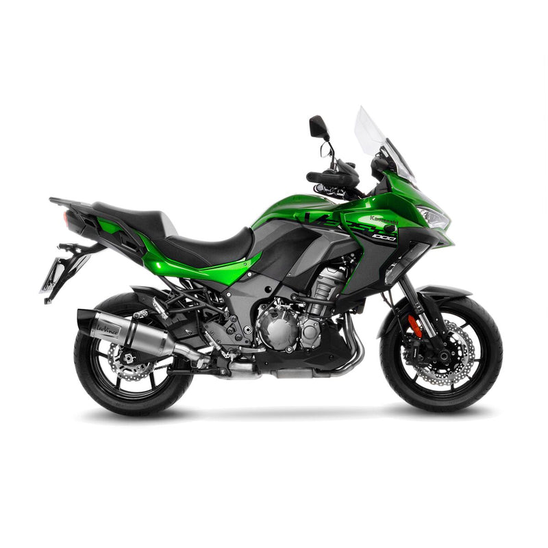 LV One Evo Stainless Steel Slip-On Muffler Titanium Look For Kawasaki KLZ 1000 ABS