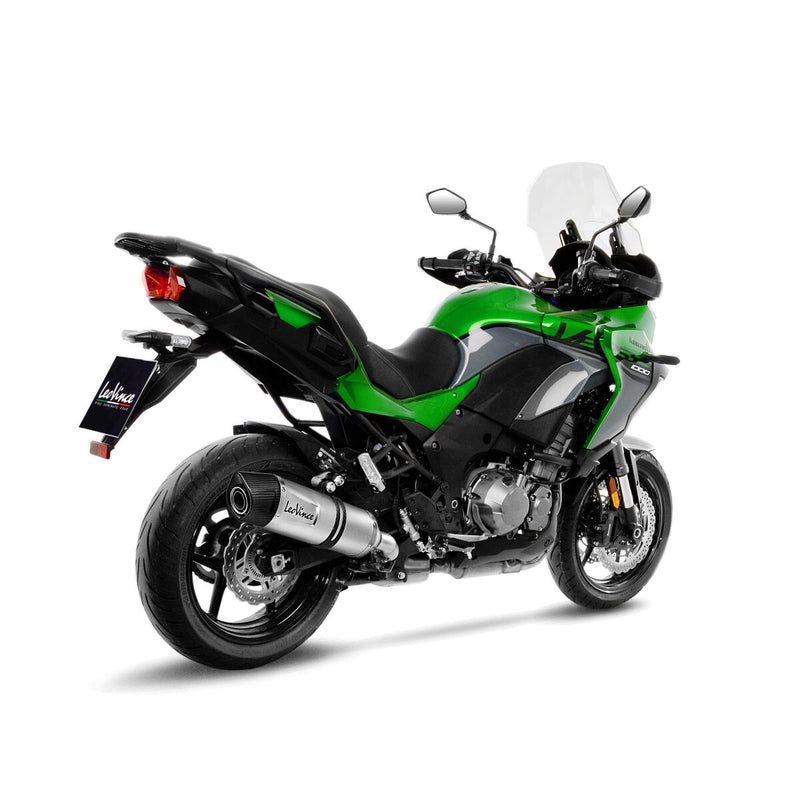 LV One Evo Stainless Steel Slip-On Muffler Titanium Look For Kawasaki KLZ 1000 ABS