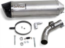 LV One Evo Stainless Steel Slip-On Muffler Titanium Look For Kawasaki KLZ 1000 ABS