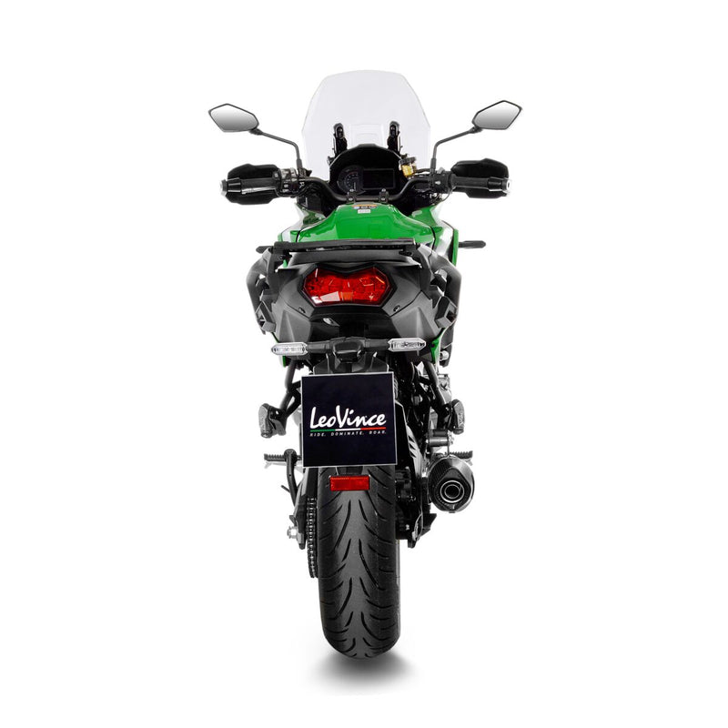 LV One Evo Stainless Steel Slip-On Muffler Titanium Look For Kawasaki KLZ 1000 ABS