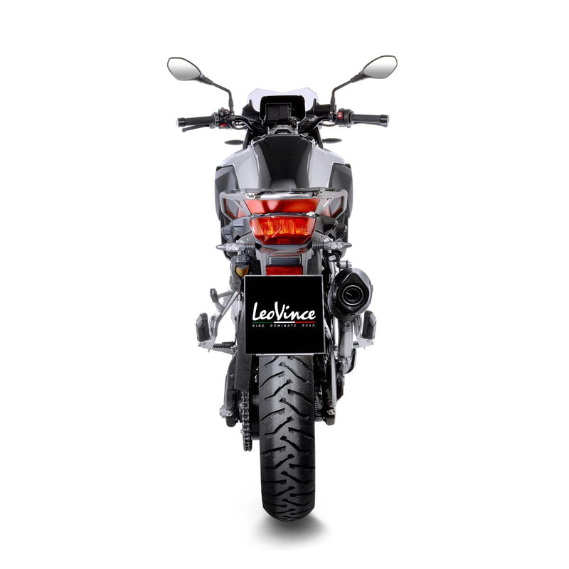 Nero Slip-On Muffler - Stainless Steel Black For BMW F 750 GS ABS
