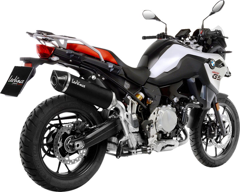 Nero Slip-On Muffler - Stainless Steel Black For BMW F 750 GS ABS
