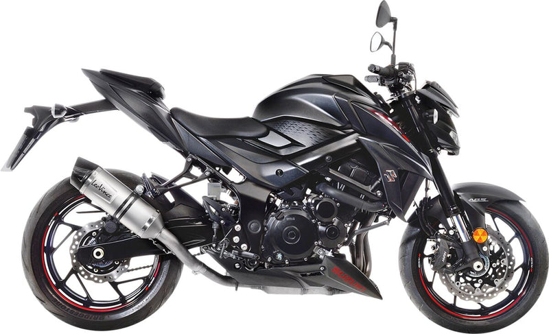 LV One Evo Stainless Steel Slip-On Muffler Titanium Look For Suzuki GSX-S 750 ABS