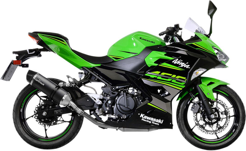 LV One Evo Carbon Slip-On Muffler Black For Kawasaki EX 400