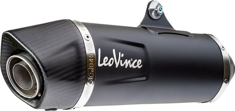 Nero Slip-On Muffler - Stainless Steel Black For Kawasaki KLZ 1000 ABS