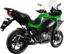 Nero Slip-On Muffler - Stainless Steel Black For Kawasaki KLZ 1000 ABS