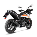 LV One Evo Black Edition Slip-on Muffler Black For KTM Adventure 390 ABS