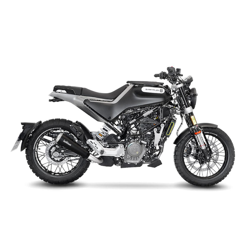GP One Slip-On Muffler Matt Black For Husqvarna SVARTPILEN 125 ABS