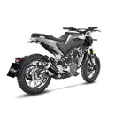 GP One Slip-On Muffler Matt Black For Husqvarna SVARTPILEN 125 ABS