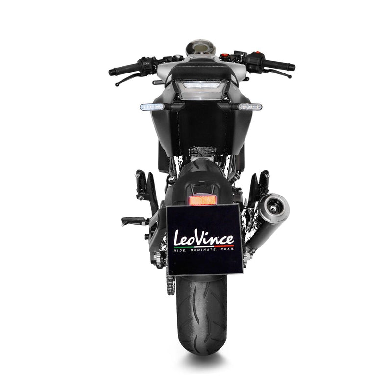 GP One Slip-On Muffler Matt Black For Husqvarna SVARTPILEN 125 ABS