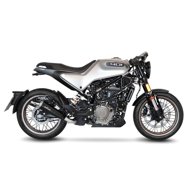 GP One Slip-On Muffler Matt Black For Husqvarna SVARTPILEN 125 ABS