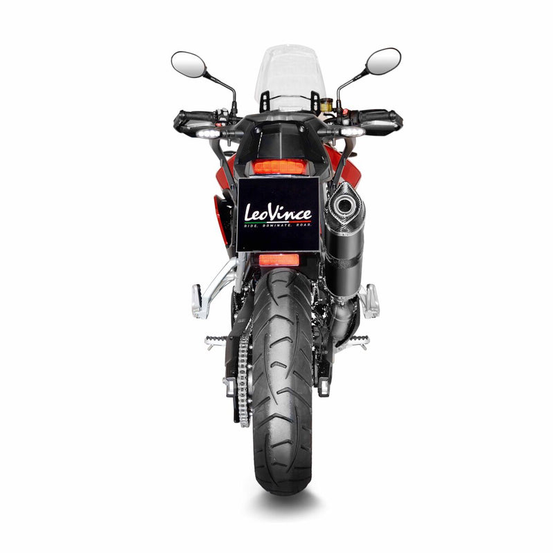 LV One Evo Black Edition Slip-on Muffler Black For Triumph Tiger 850 ABS