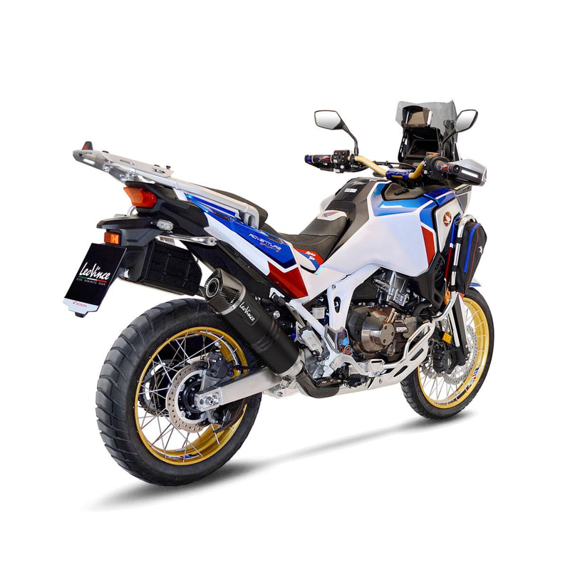 LV One Evo Black Edition Slip-on Muffler Black For Honda CRF 1100 L ABS