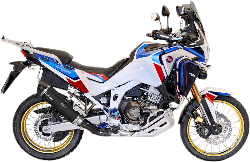 LV One Evo Black Edition Slip-on Muffler Black For Honda CRF 1100 L ABS