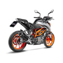 LV One Evo Black Edition Slip-on Muffler Black For KTM Duke 125 ABS