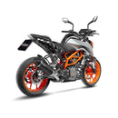 LV One Evo Carbon Slip-On Muffler Black For KTM Duke 125 ABS