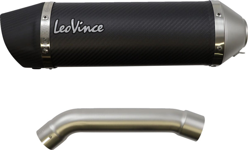 LV One Evo Carbon Slip-On Muffler Black For KTM Duke 125 ABS