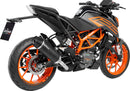LV One Evo Carbon Slip-On Muffler Black For KTM Duke 125 ABS