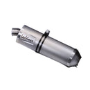 LV One Evo Stainless Steel Slip-On Muffler Silver For Aprilia Tuareg 660 ABS