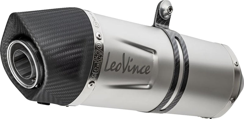 LV One Evo Stainless Steel Slip-On Muffler Titanium Look For BMW F 700 GS ABS