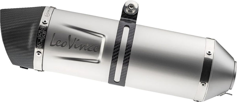 LV One Evo Stainless Steel Slip-On Muffler Titanium Look For BMW F 700 GS ABS