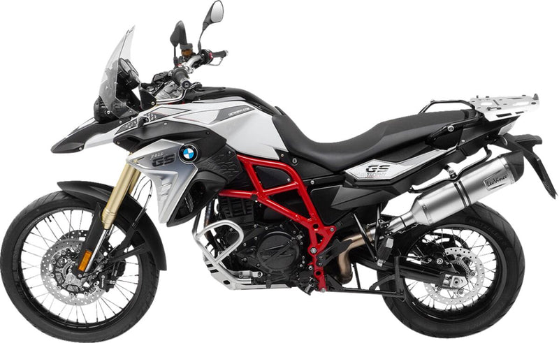 LV One Evo Stainless Steel Slip-On Muffler Titanium Look For BMW F 700 GS ABS