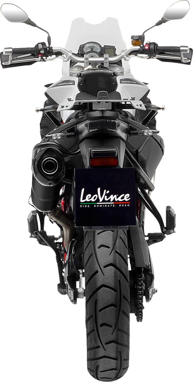 LV One Evo Black Edition Slip-on Muffler Matt Black For BMW F 700 GS ABS