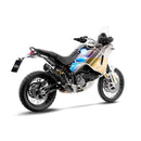 LV One Evo Black Edition Slip-on Muffler Black For Ducati Desert X 950 ABS