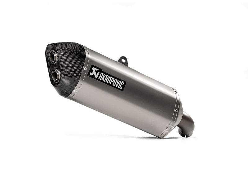 Slip-On Line Muffler Black For Suzuki DL 1000 ABS