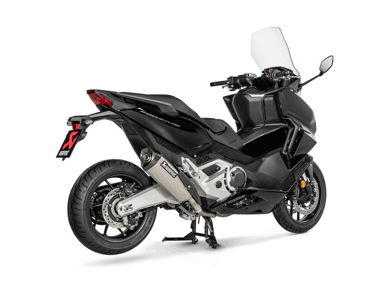 Slip-On Line Muffler SCOOTER Black For Honda NSS 750 ABS