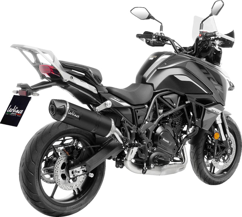LV One EVO Slip-On Muffler Black For Benelli TRK 702 ABS