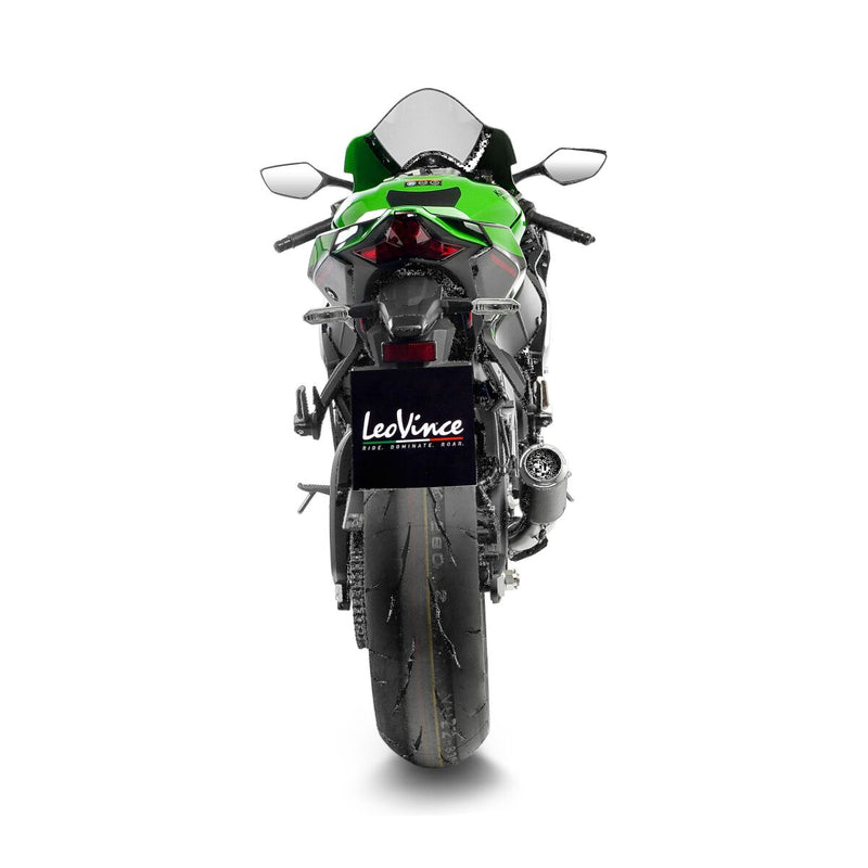 LV Corsa Carbon Fiber Muffler Sandblast For Kawasaki ZX-10 R 1000