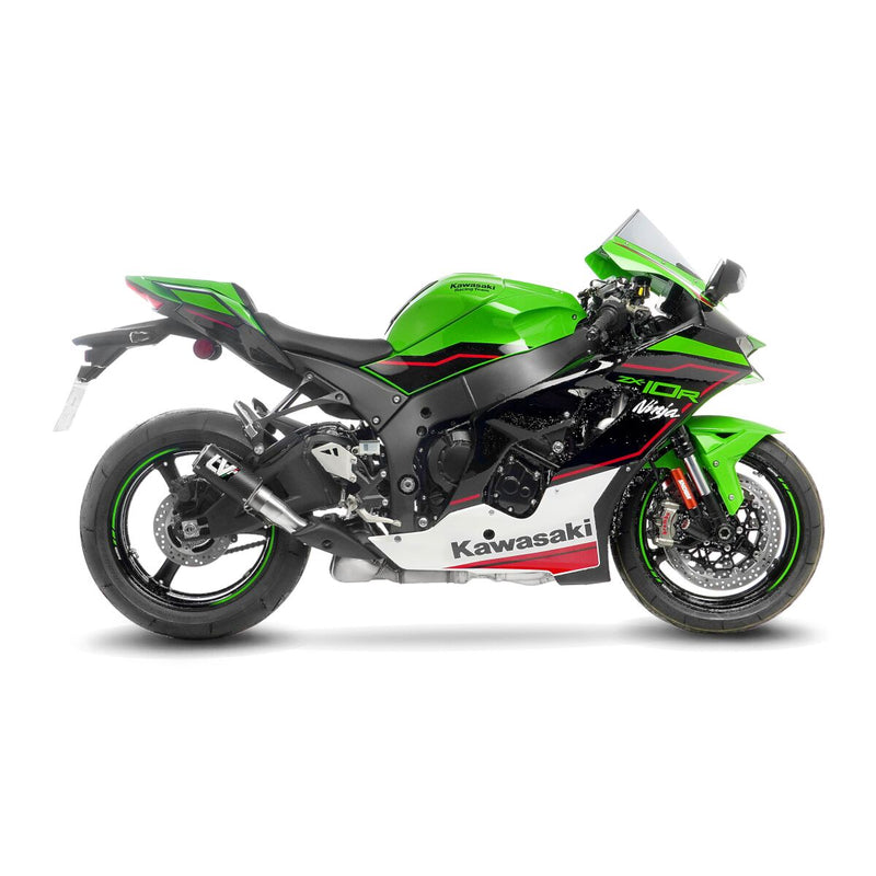LV Corsa Carbon Fiber Muffler Sandblast For Kawasaki ZX-10 R 1000
