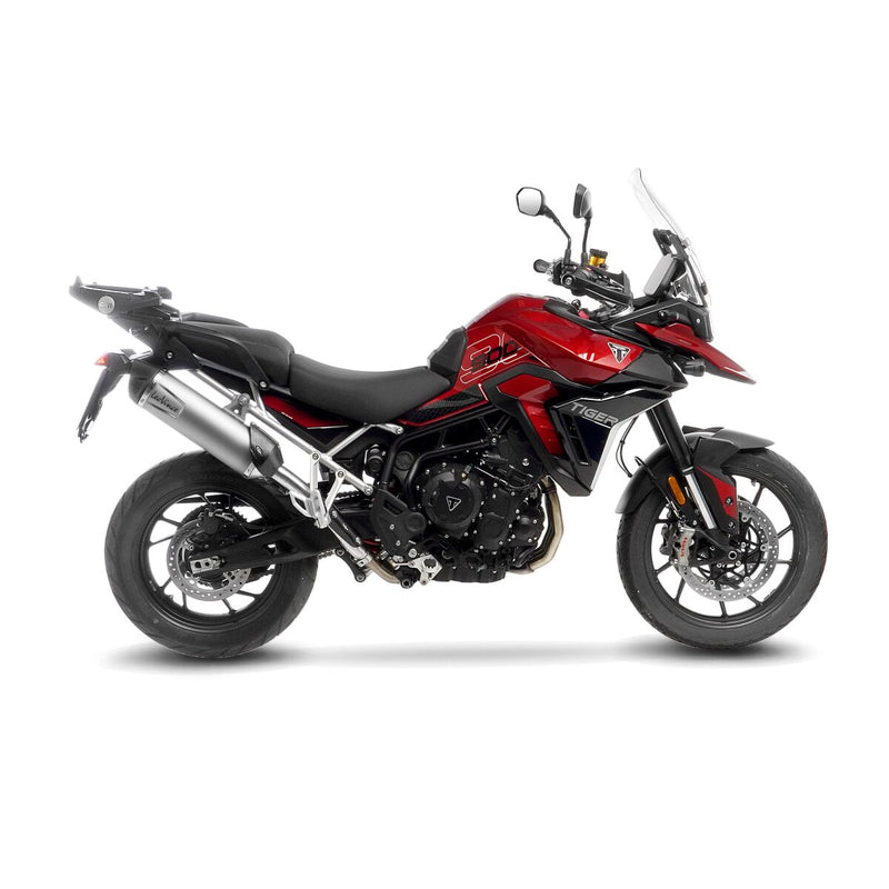 LV One Evo Stainless Steel Slip-On Muffler Titanium Look For Triumph Tiger 900 ABS