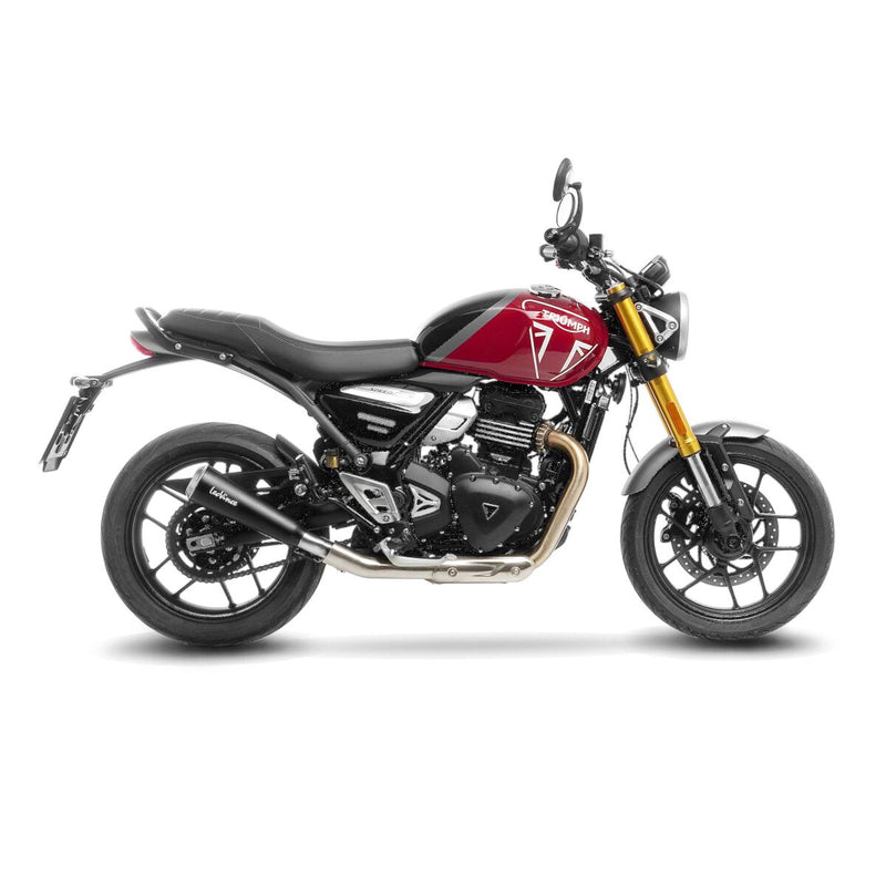GP One Slip-On Muffler Sandblast For Triumph Scrambler 400 X ABS