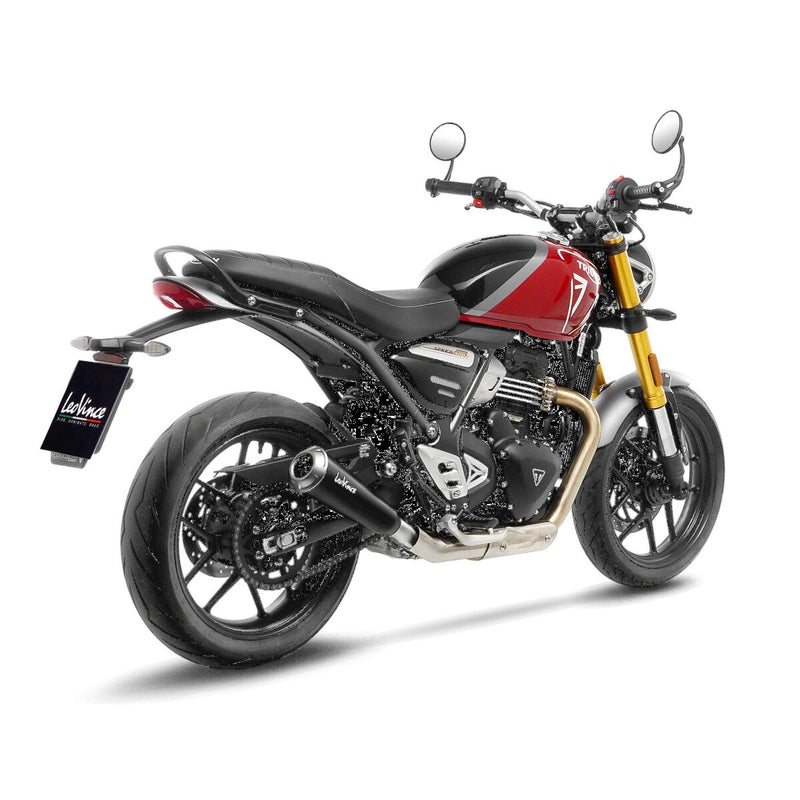 GP One Slip-On Muffler Sandblast For Triumph Scrambler 400 X ABS