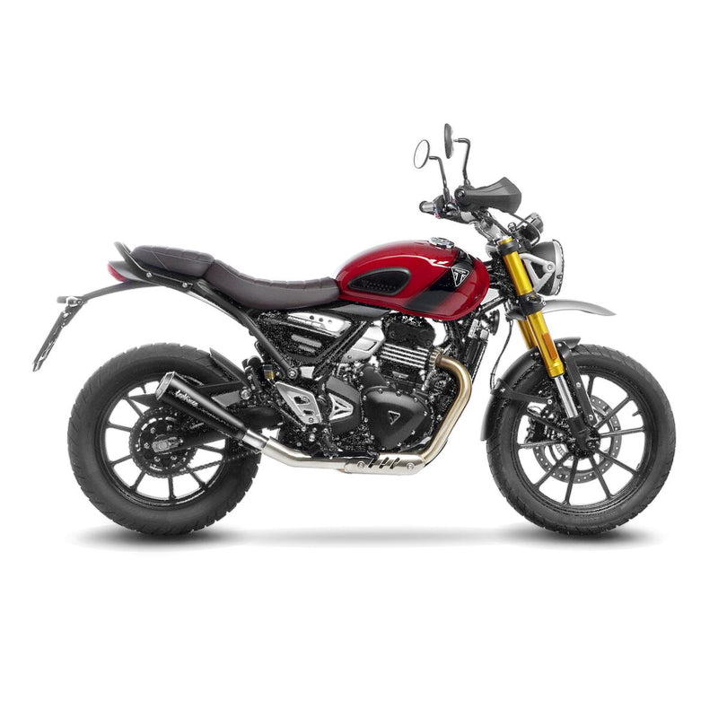 GP One Slip-On Muffler Sandblast For Triumph Scrambler 400 X ABS