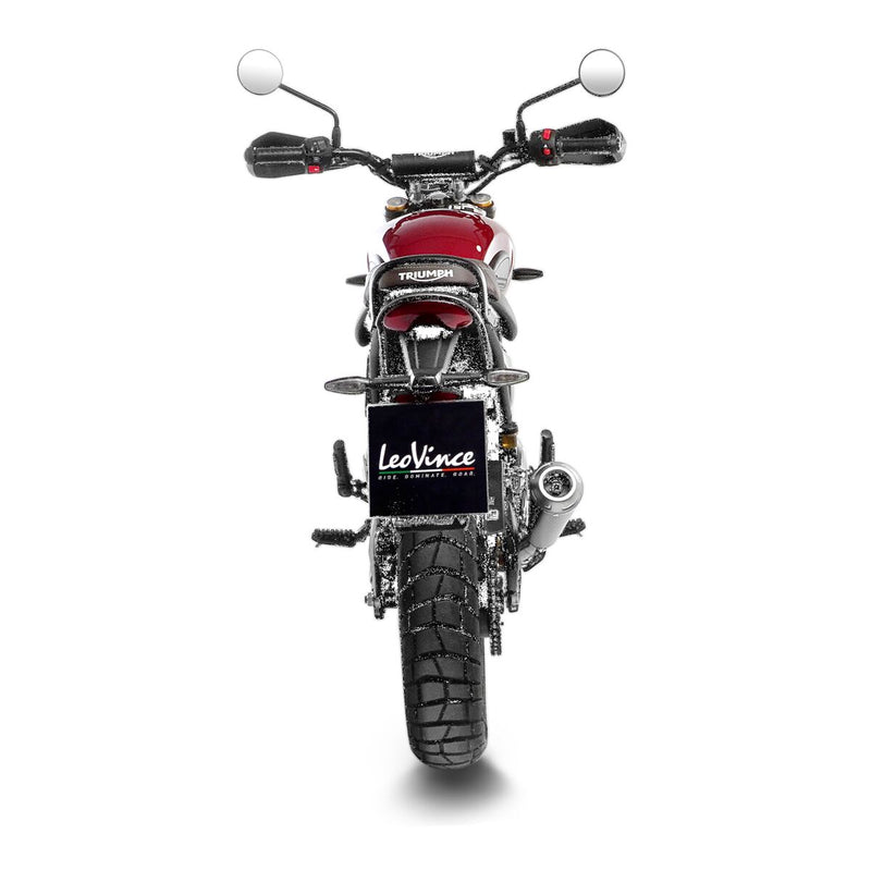 GP One Slip-On Muffler Sandblast For Triumph Scrambler 400 X ABS