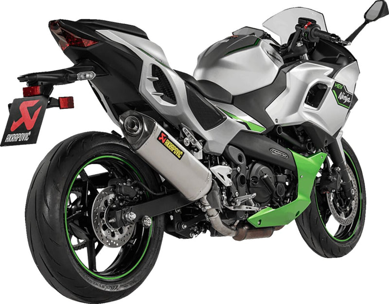 Slip-On Line Muffler Black For Kawasaki Ninja 7