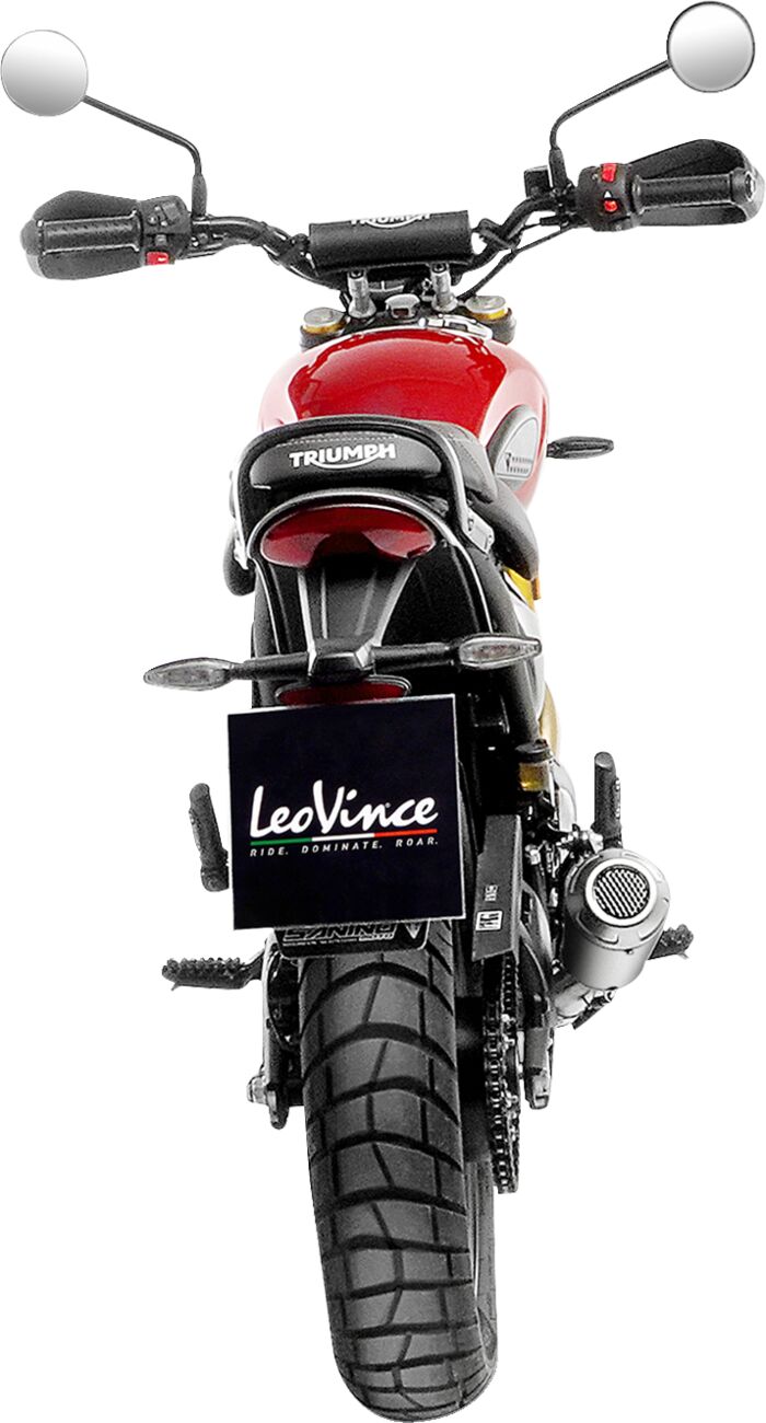 LV-10 Slip-On Muffler Brushed