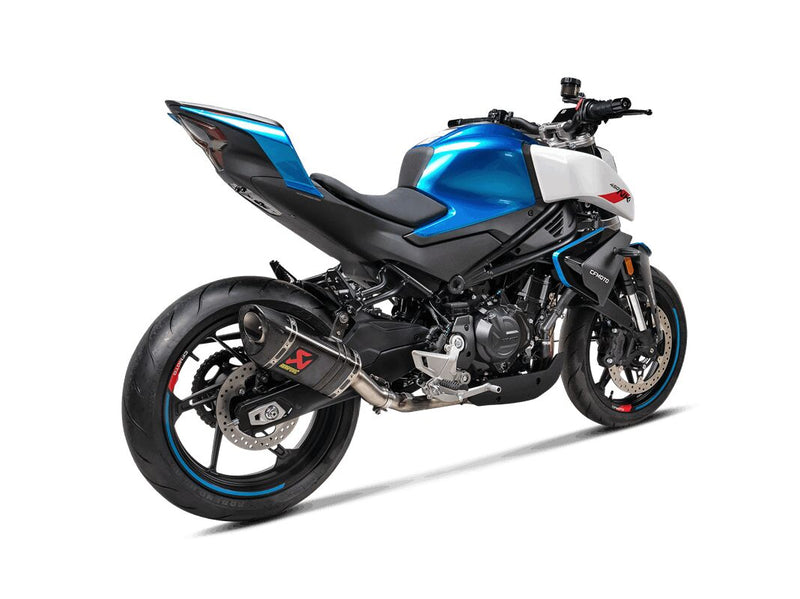 Slip-On Line Muffler Black For CF Moto NK 450 ABS
