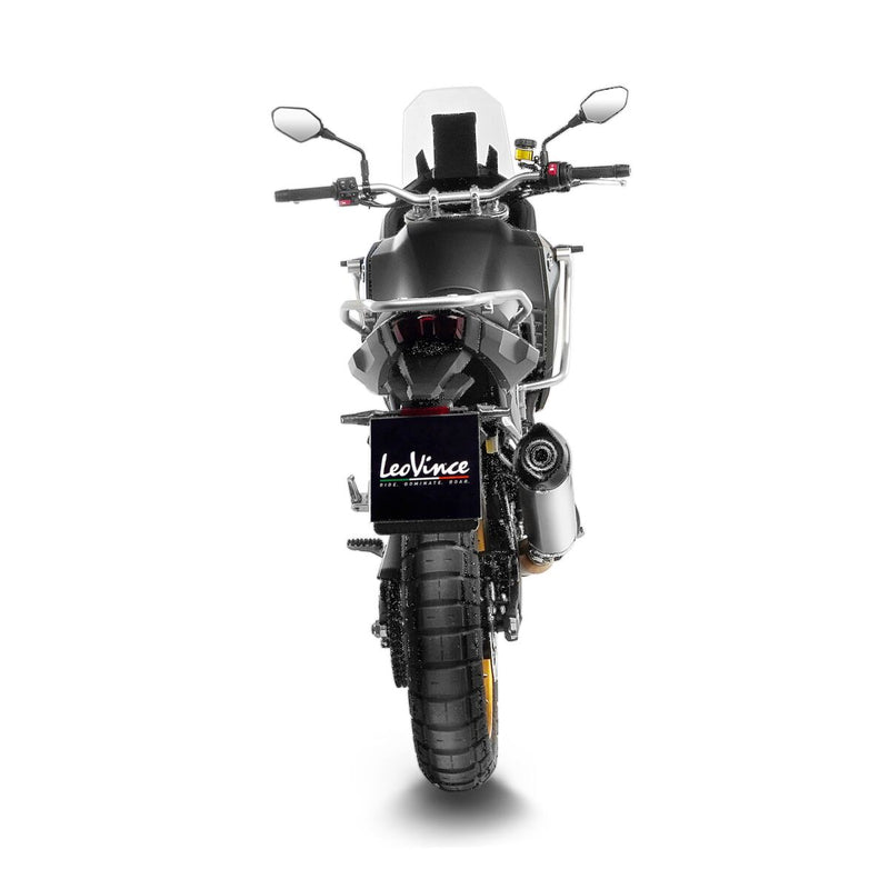 LV One Evo Stainless Steel Slip-On Muffler Black For Kove 800 X ABS